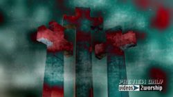 Read more about the article Three Large Crosses Worship Background