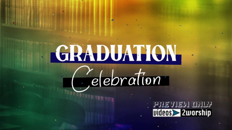 Graduation Celebration Motion Graphics Loop