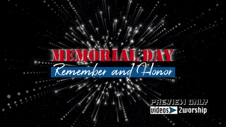 Read more about the article Memorial Day Video Title Background