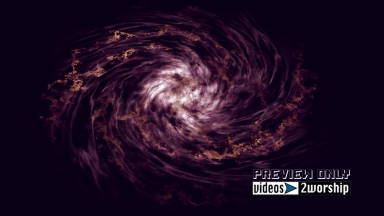 Galaxy Worship Motion Background Loop