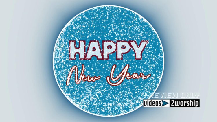 Snow Globe Happy New Year Background