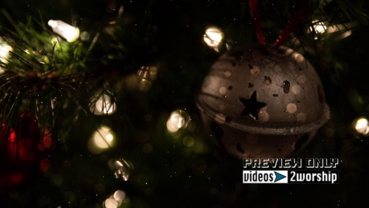 Silver Bell Christmas Holidays Motion Loop