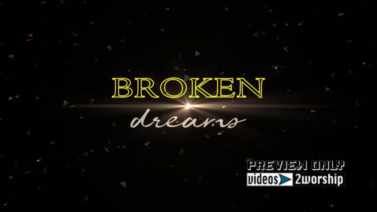 Broken Dreams Title Graphics Motion Loop