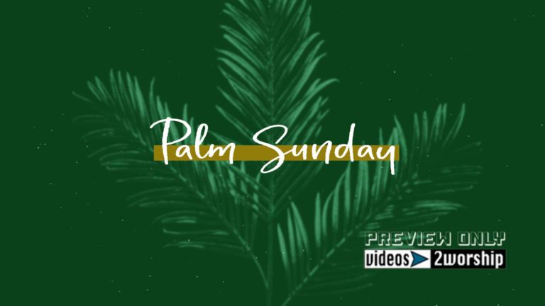 Read more about the article Religious Palm Sunday Motion Background