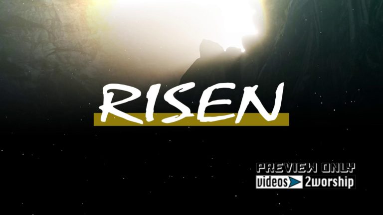 Read more about the article Risen Easter Sunrise Title Graphics Motion