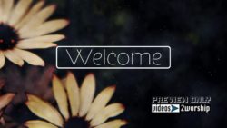 Read more about the article Welcome Title And Flowers Background