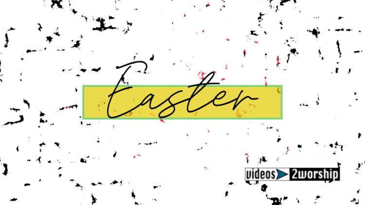 Easter Text And Paint Motion Worship