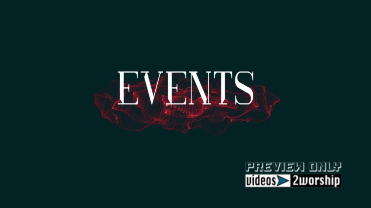 Church Events Title Background Loop