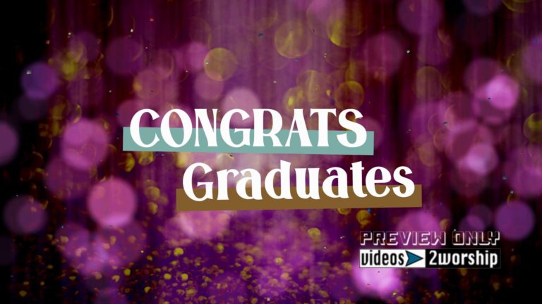 Read more about the article Congrats Graduates Motion Background Loop