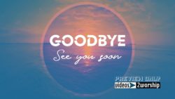 Read more about the article Goodbye Text Background Over Ocean Waves