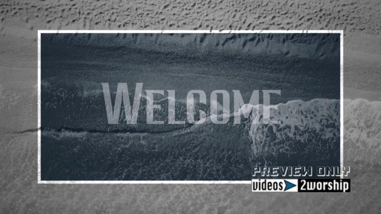 Read more about the article Welcome Text Over Ocean Waves Background