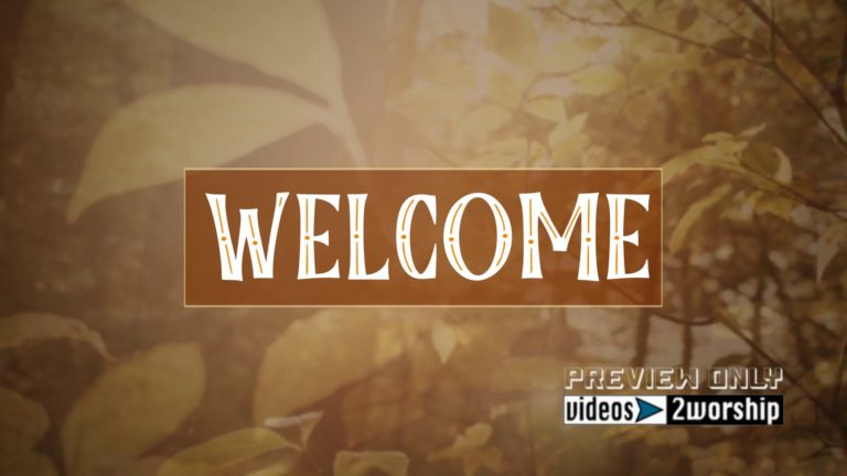 Read more about the article Fall Foliage Welcome Title Motion Background