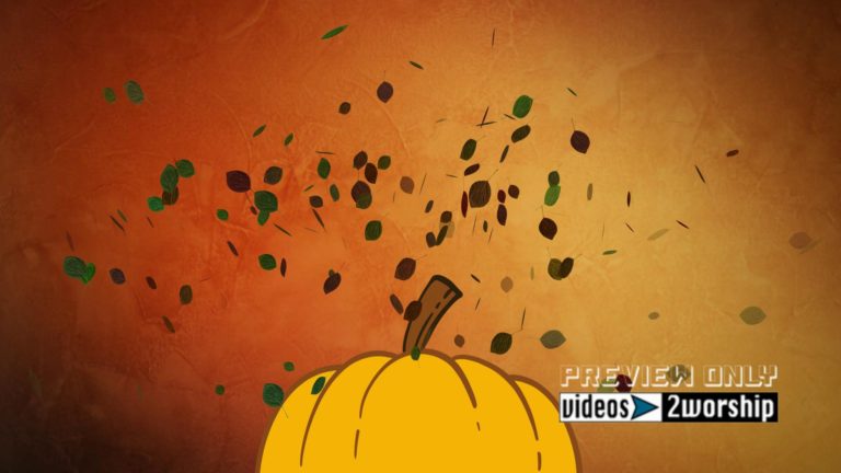 Read more about the article Pumpkin And Leaves Fall Motion Worship Loop