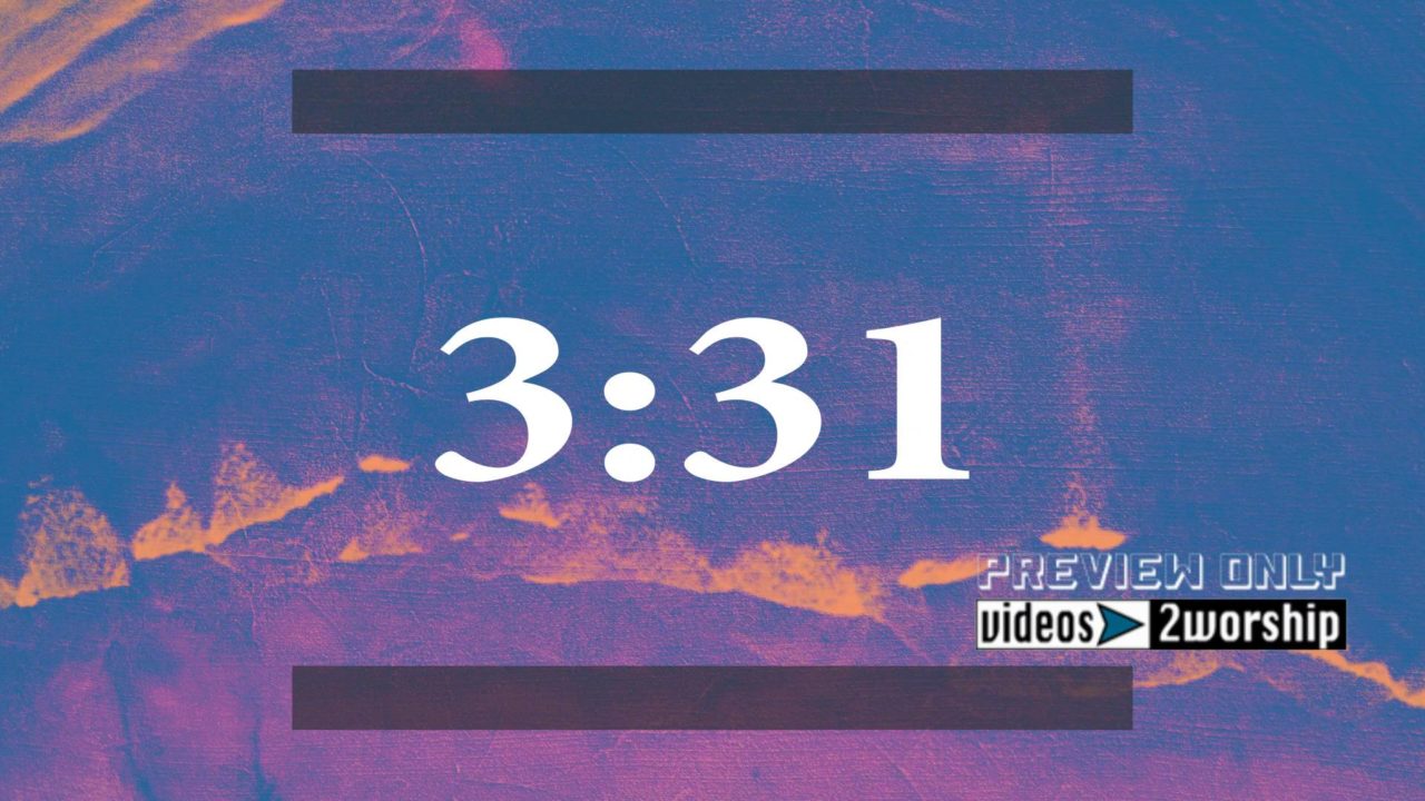 Church Countdown Over Textured Ocean Waves