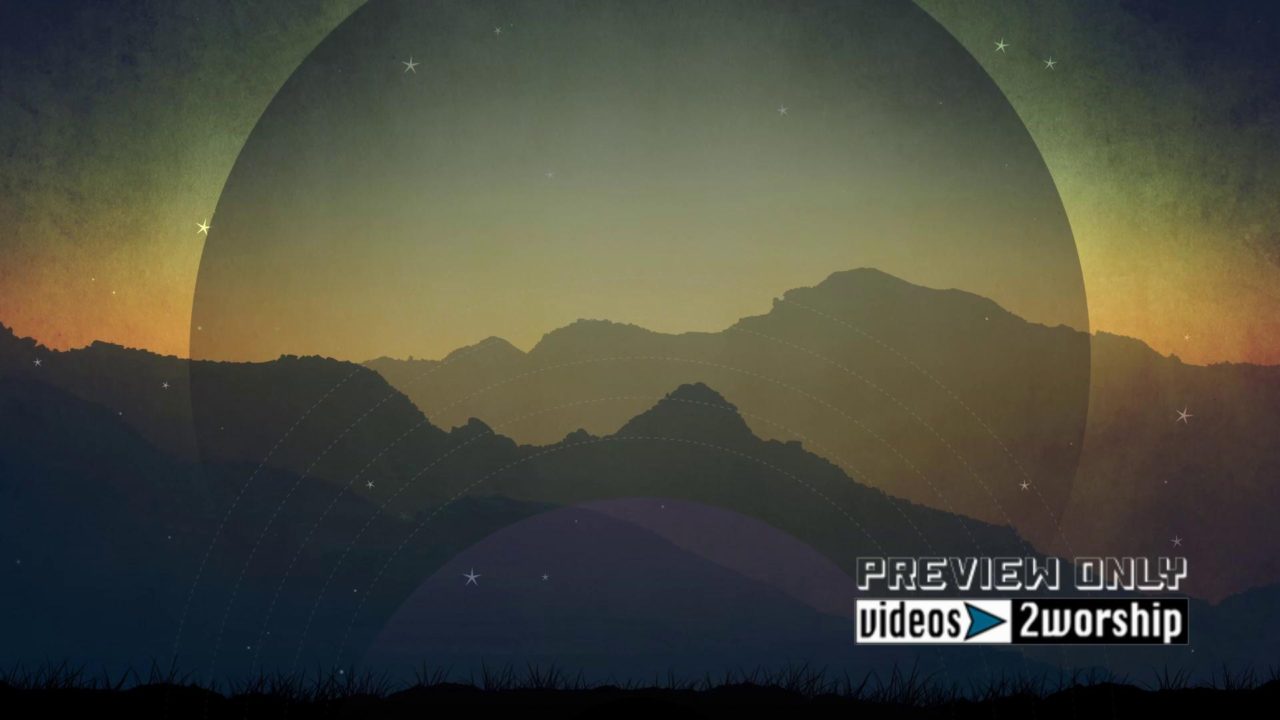 Christmas Night Advent Motion Worship Loop