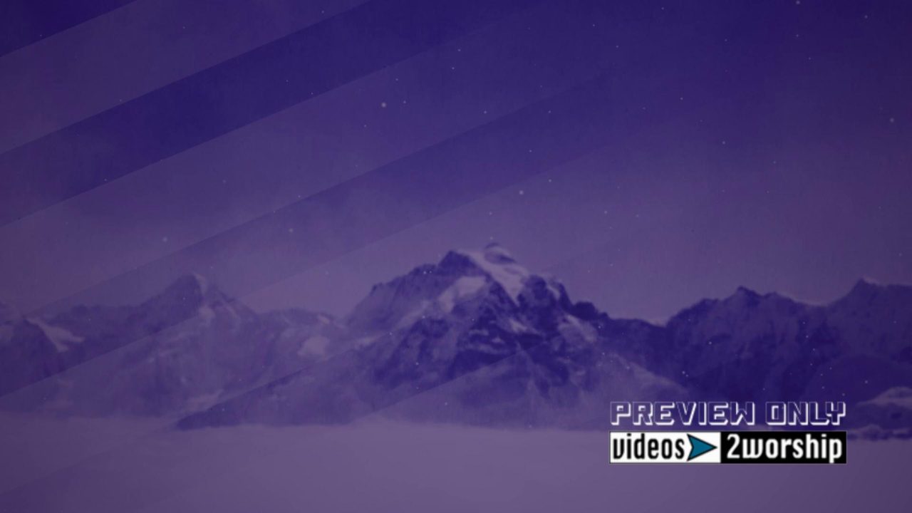 Snow Mountain Winter Holidays Background