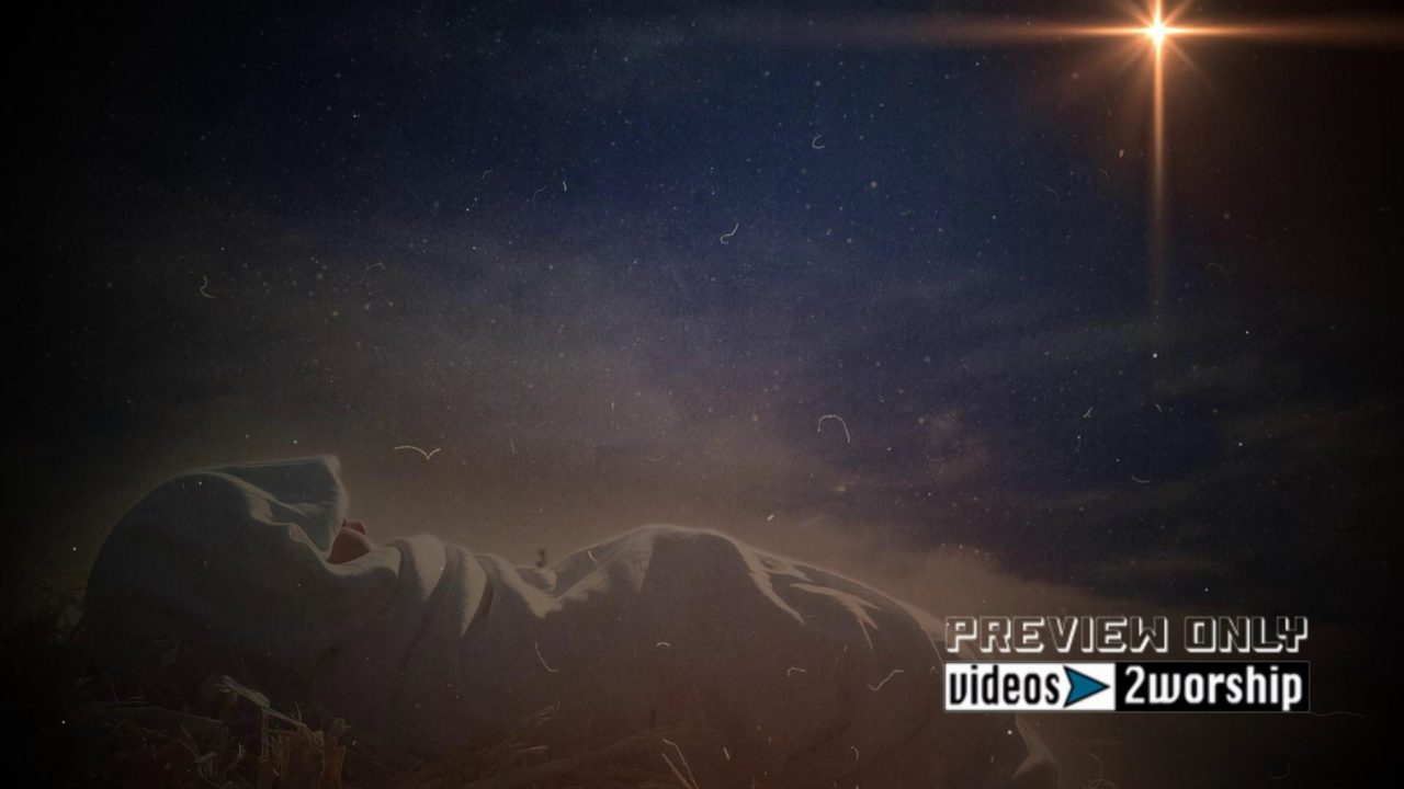 Baby Jesus And The Christmas Star Motion