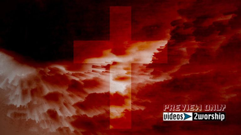 Read more about the article Red Easter Cross Motion Worship Background