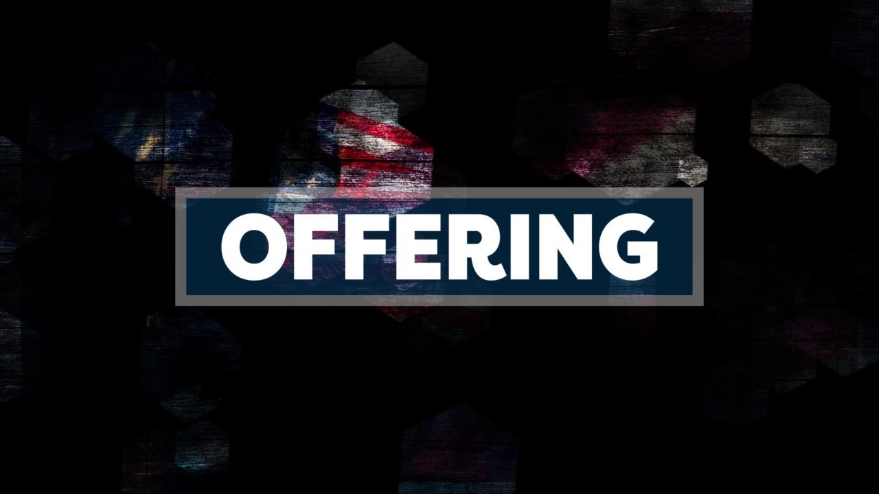 Offering American Patriotic Title Motion Loop