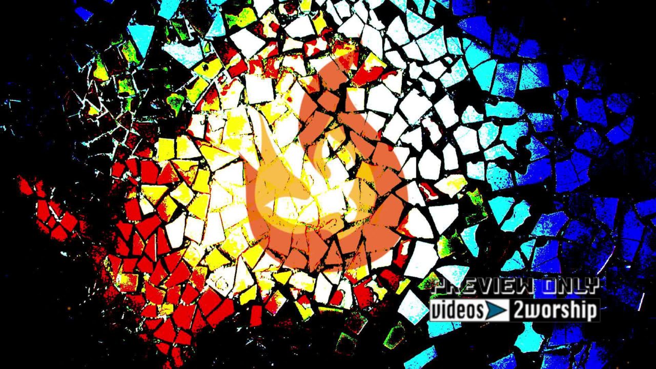 Colorful Pentecost Motion Worship Loop