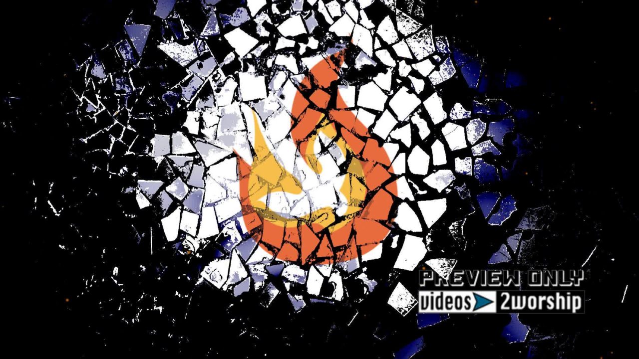 Holy Spirit Dove And Fire Worship Motion