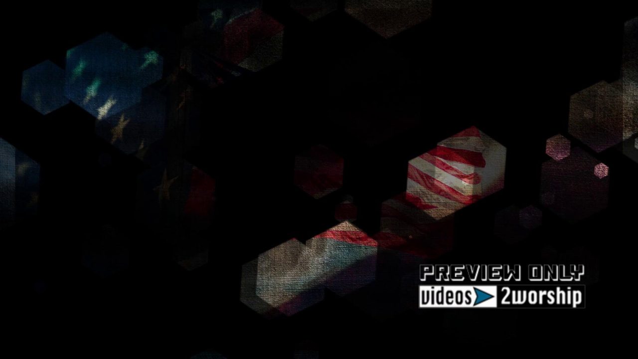 American Patriotic Motion Graphics Backdrop