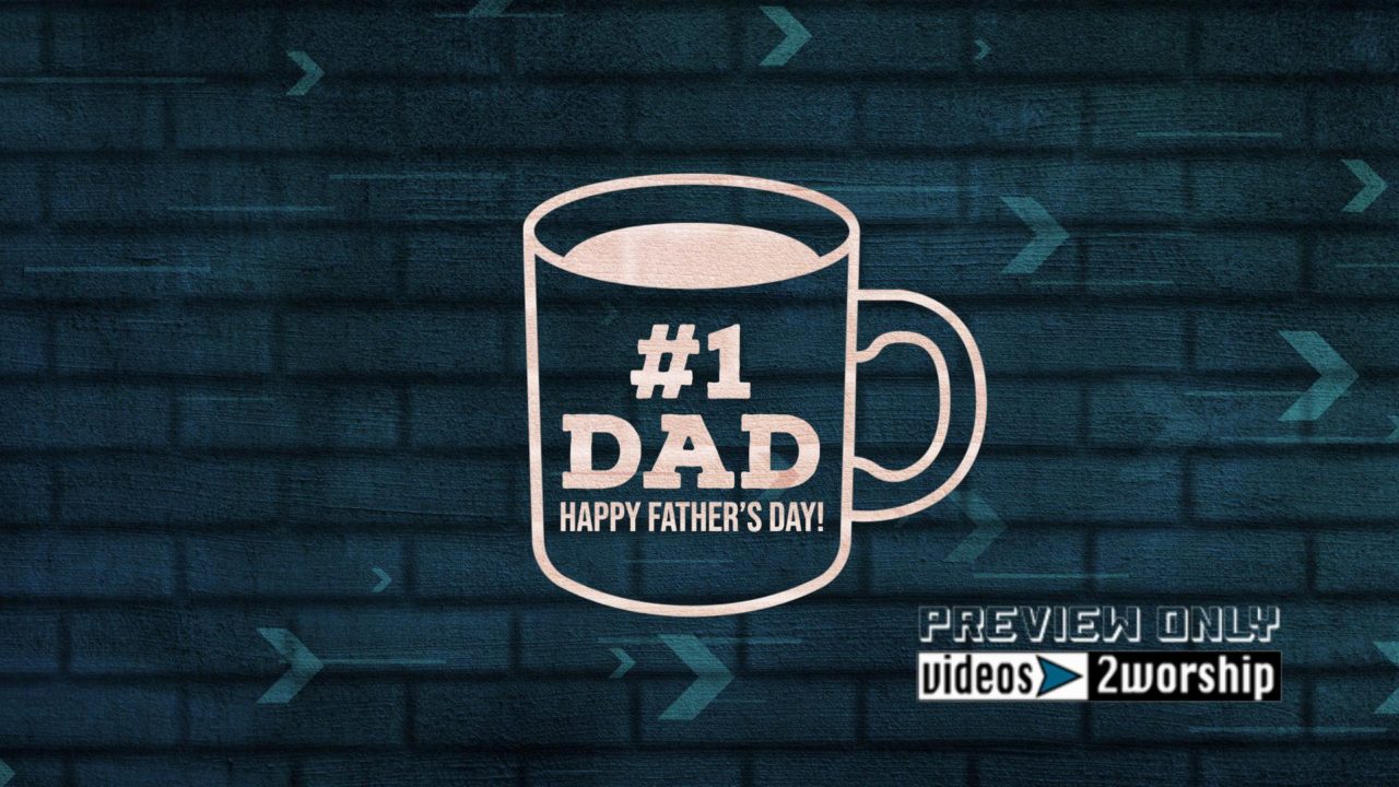 Number One Dad Title Motion Background