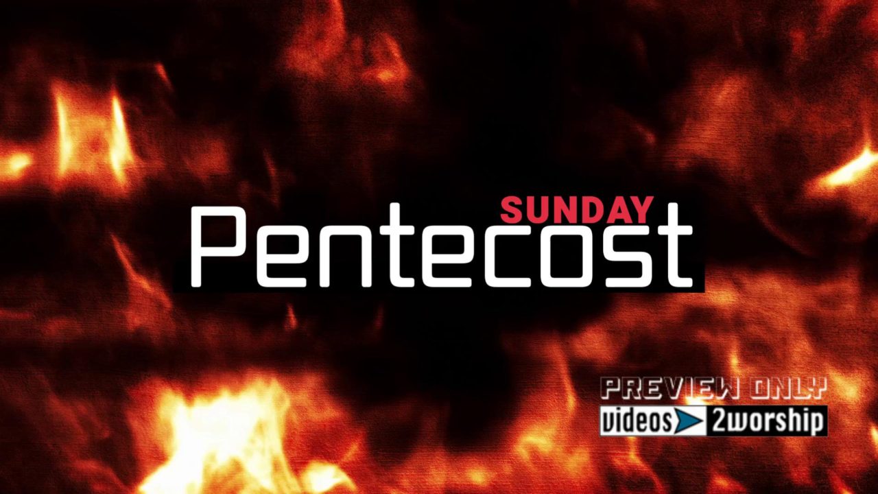 Pentecost Sunday Title Motion Background