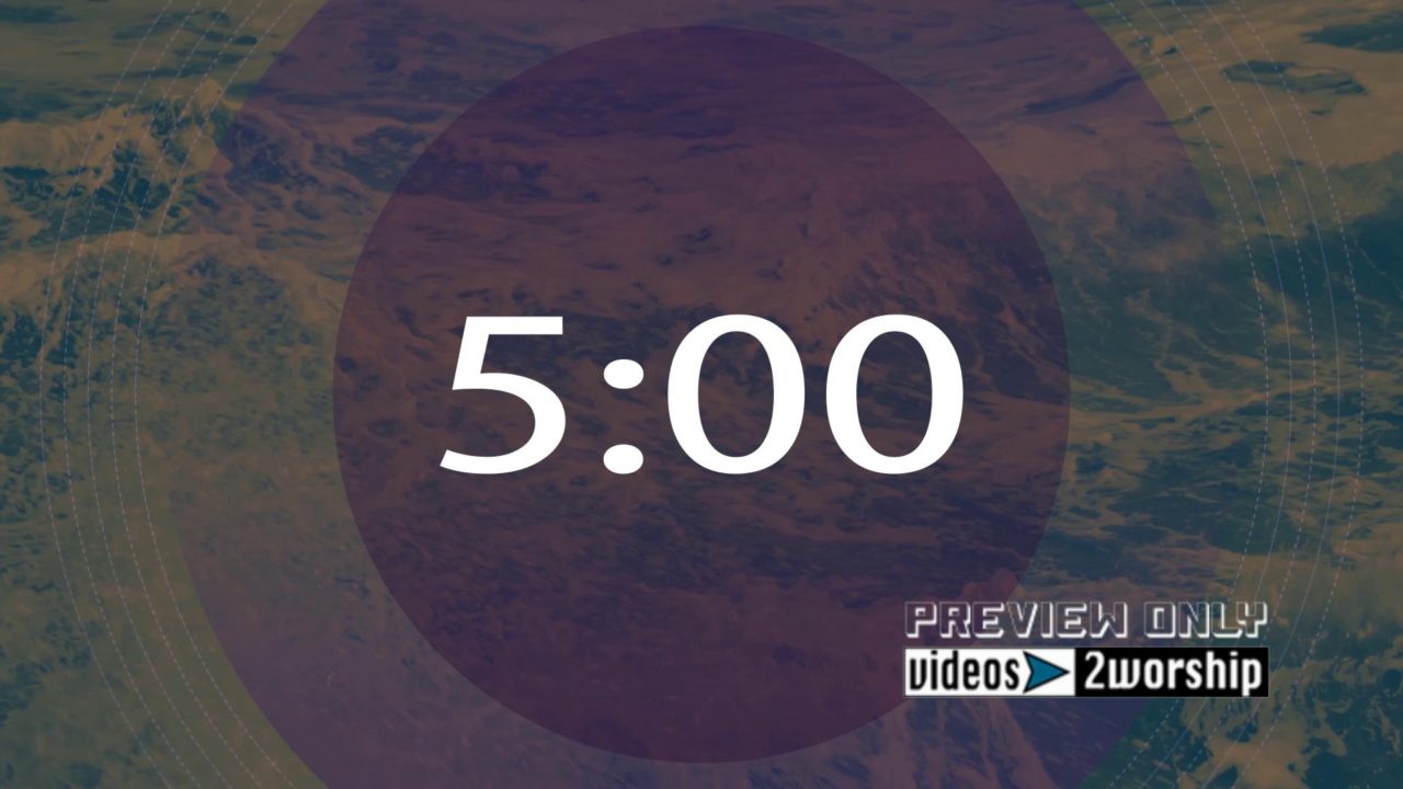 Ocean Waves 5 Minutes Countdown
