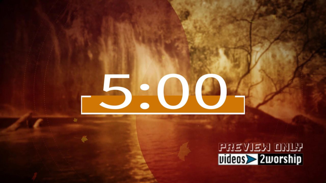 Fall Outdoors Five Minutes Countdown 