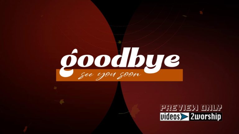 Read more about the article Fall Tones Goodbye Title Motion Background