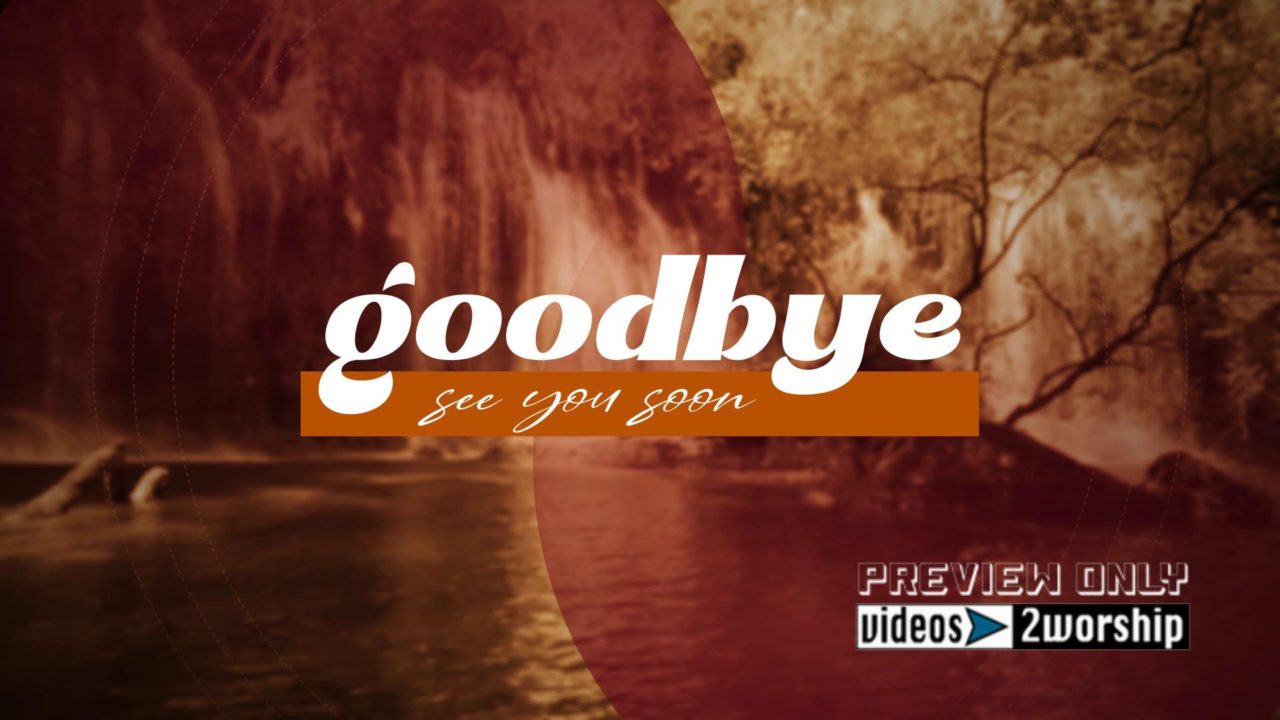 Fall Goodbye Lake Waterfall Title Motion