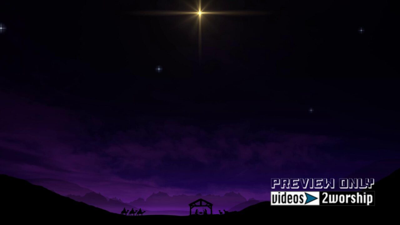 Christmas Nativity Advent Motion Loop