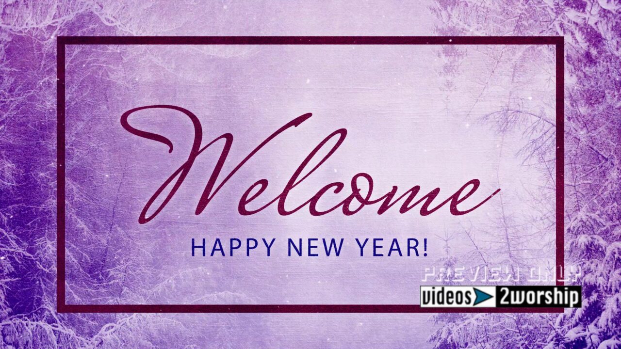 Happy New Year Welcome Motion Graphics