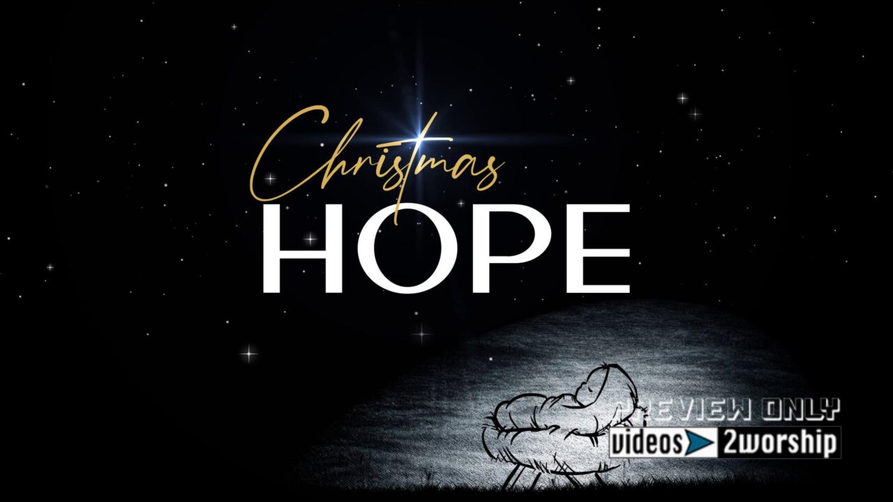Christmas Hope Motion Worship Background