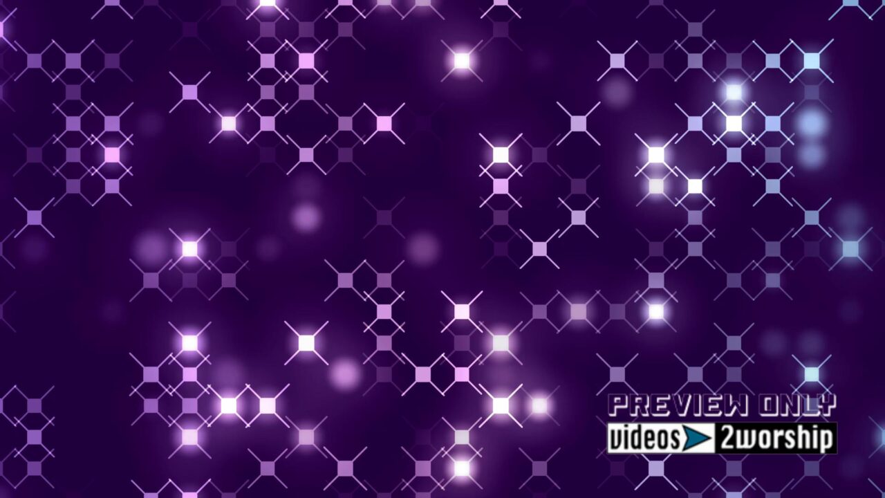 Blinking Abstract Stars Church Background