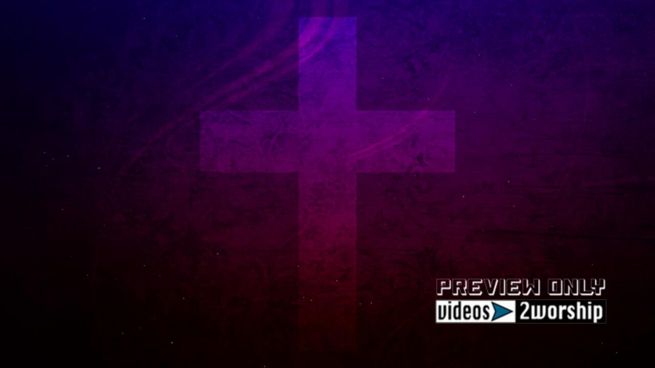 Easter Cross Church Motion Worship Loop