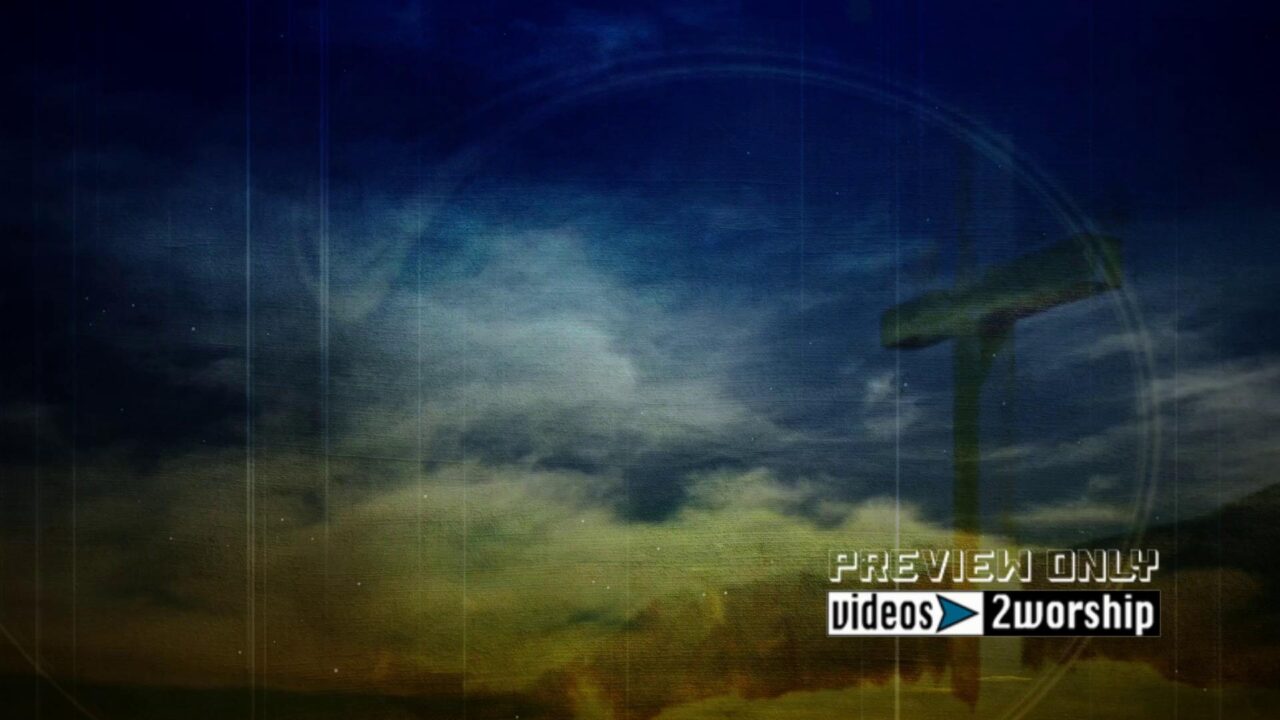 Easter Cross Worship Motion Background 
