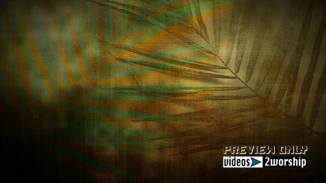 Vintage Palm Sunday Seamless Motion