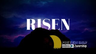 Read more about the article Risen Easter Sunday Text Over Open Tomb