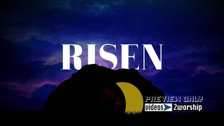 Read more about the article Risen Easter Sunday Text Over Open Tomb