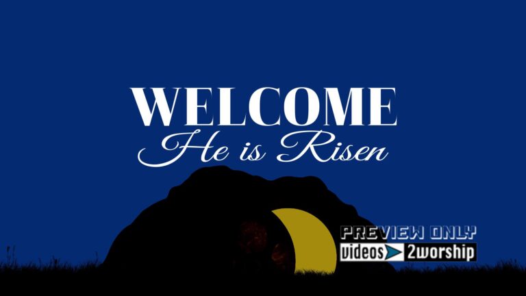 Read more about the article Easter Welcome. He Is Risen Title Motion