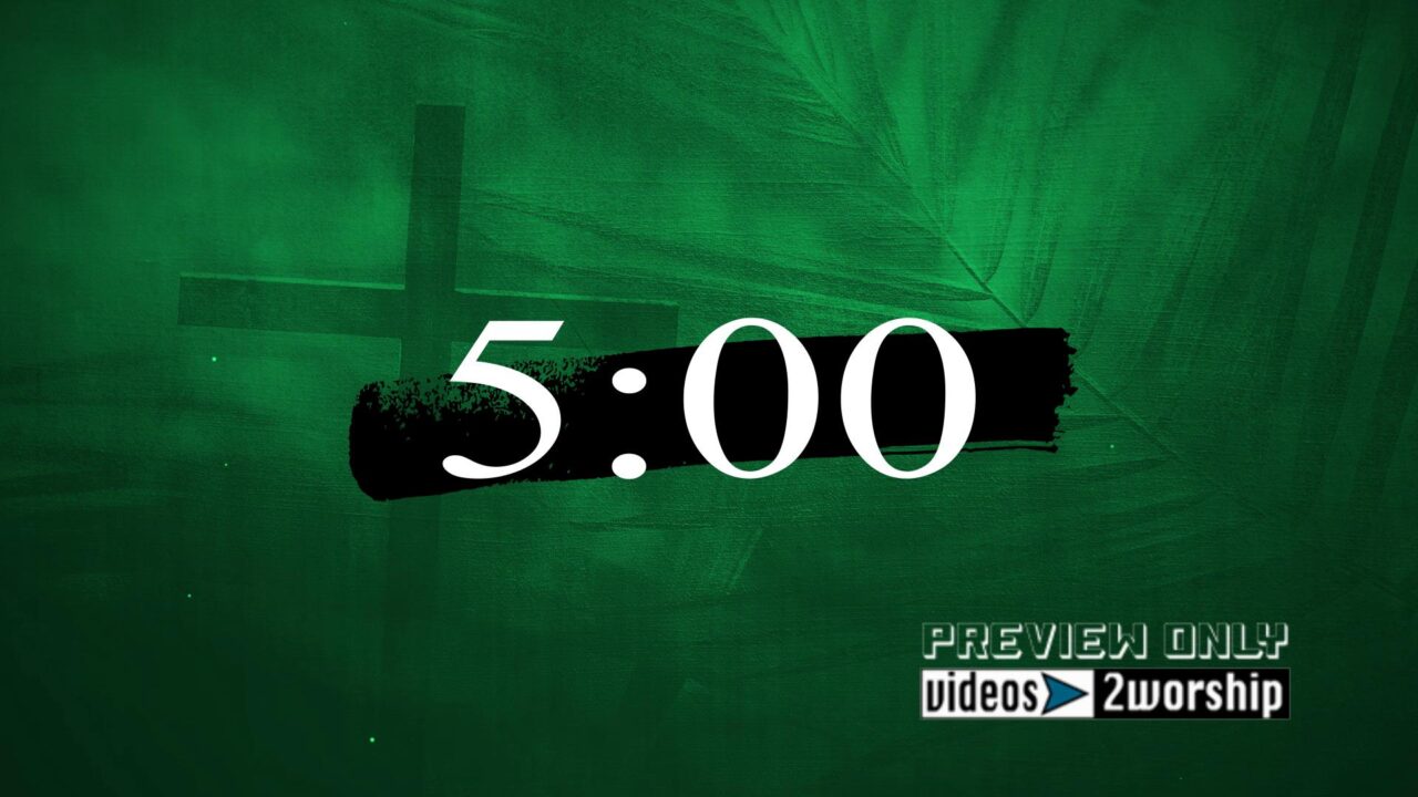 Five Minutes Countdown For Palm Sunday