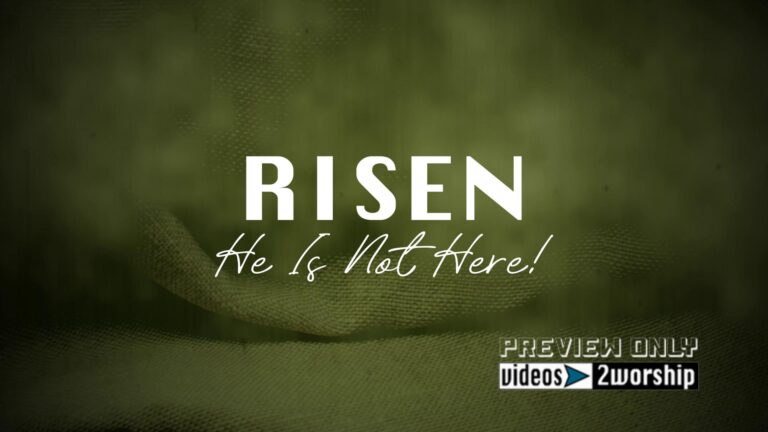 Read more about the article Risen! He Is Not Here! Easter Title Motion