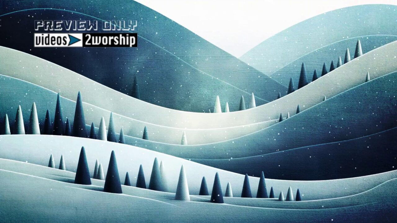 Free Minimalist Christmas Scene Motion Loop