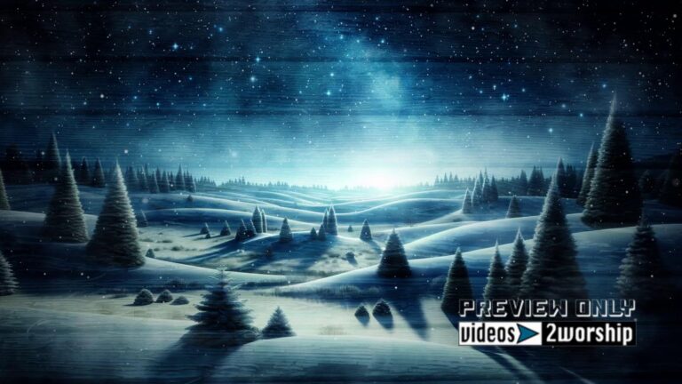 Read more about the article Falling Snow Over Winter Scene Holidays Motion