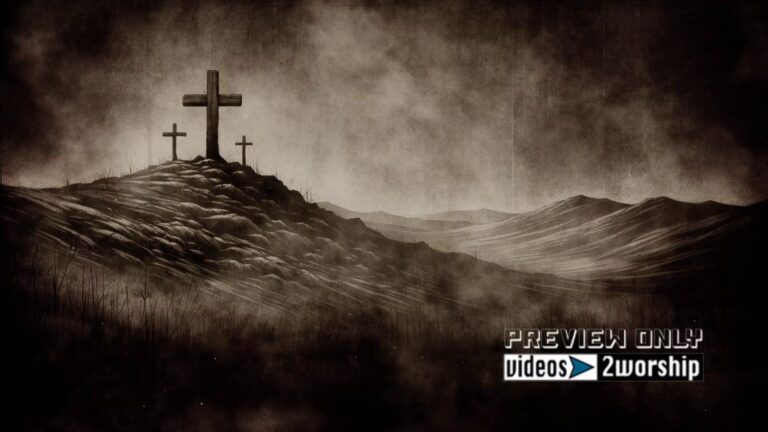 Read more about the article Good Friday Three Crosses On A Hill Loop