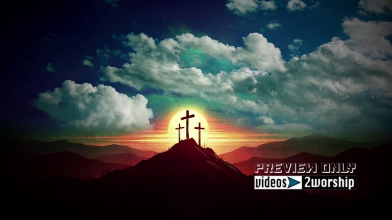 Read more about the article Moving Clouds And Crosses Easter Motion