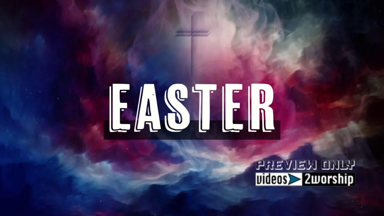 Easter Title Motion Background Video Loop