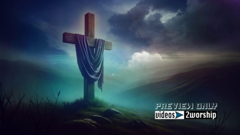 Read more about the article Easter Large Cross On a Hill With Cloth